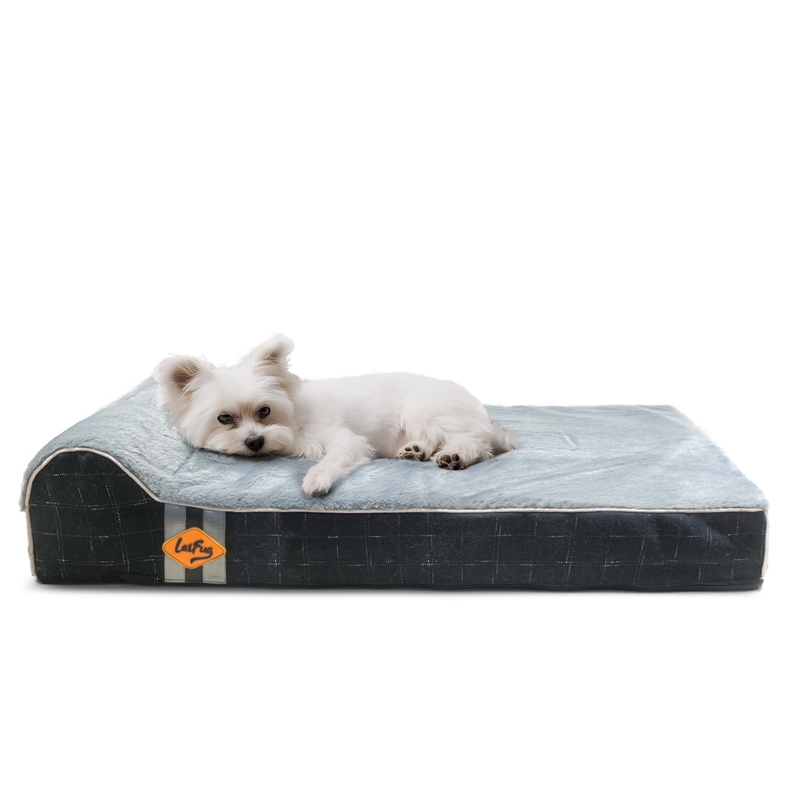 Cama Laifug para perros ortopédica con espuma de memoria para soporte cómodo.
