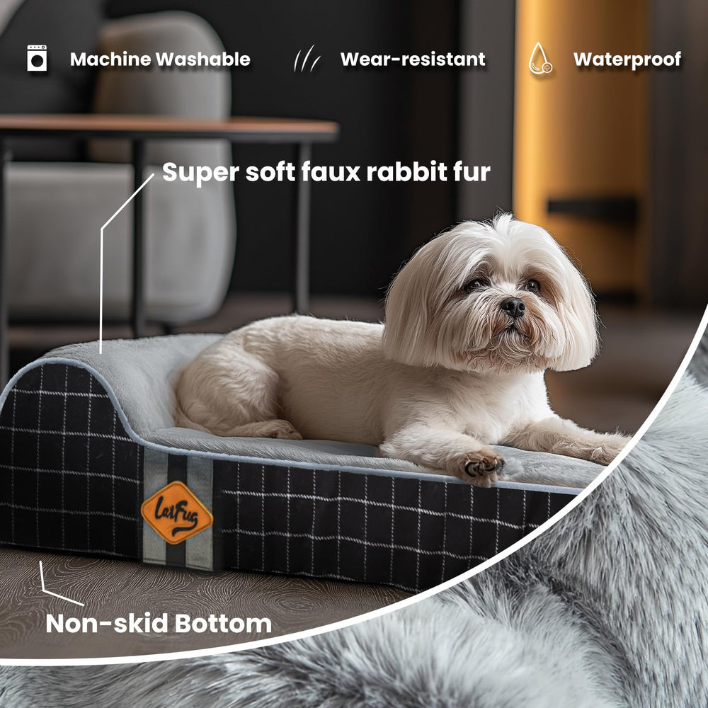 Dimensiones 34x22x5-5 pulgadas Laifug para perros grandes y medianos.