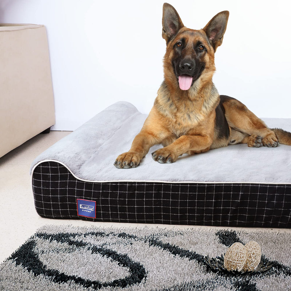 Laifug cama extragrande 50x36x10 ofrece espacio para mascotas grandes.