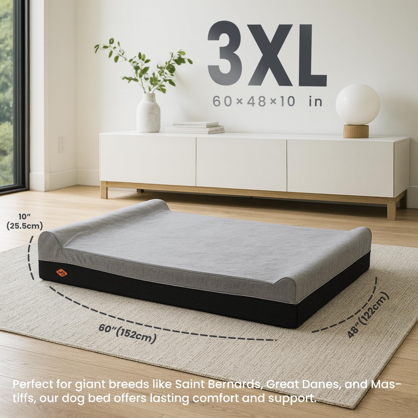 Laifug diseño doble almohada ofrece soporte cómodo para cabeza.
