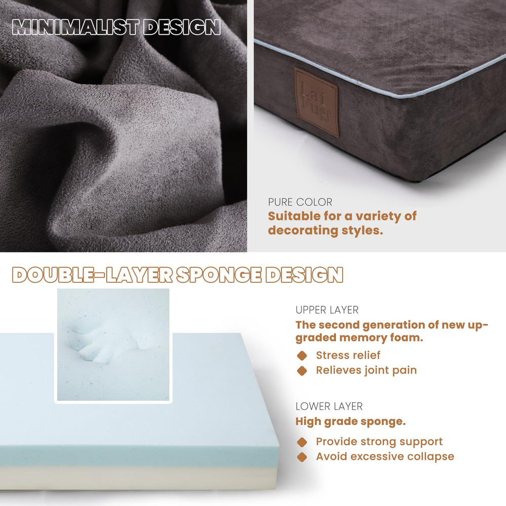 Laifug funda de ante lavable y desmontable para higiene fácil.