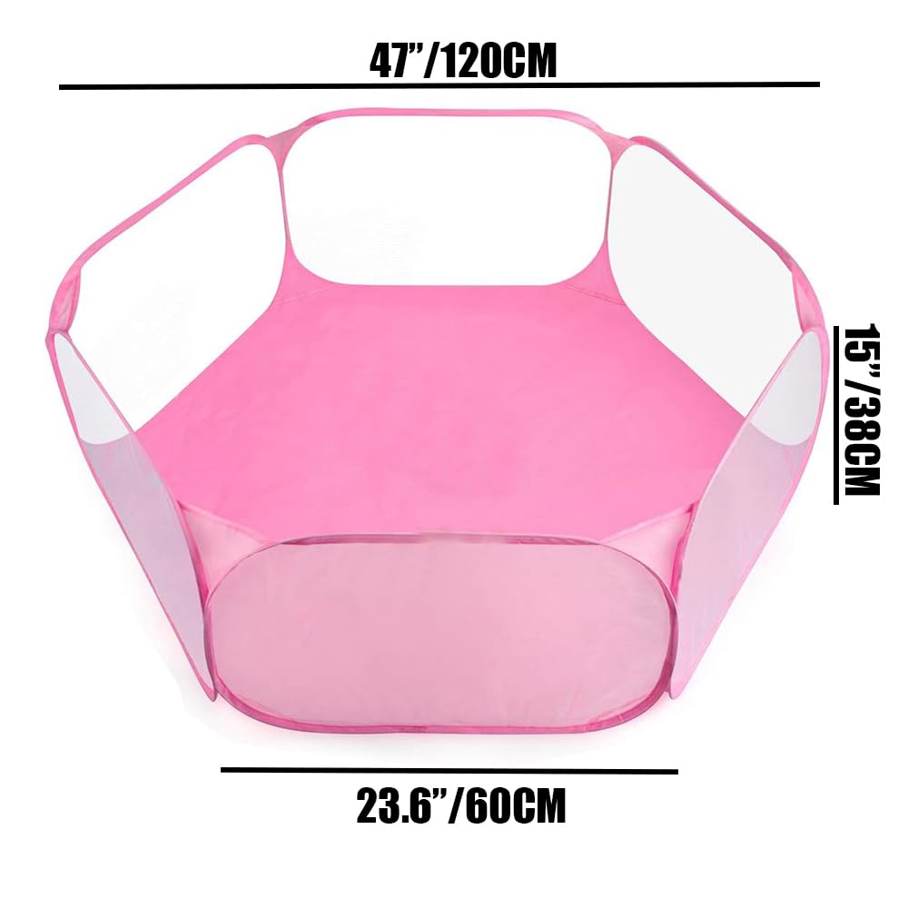 Corral LAIRIES con ventana transparente para ver a la mascota.