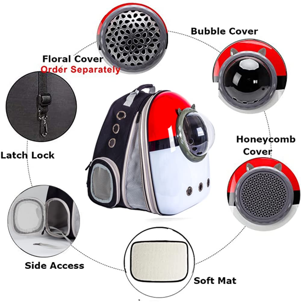 LAIRIES mochila-gato ventilada con múltiples orificios para mayor comodidad.