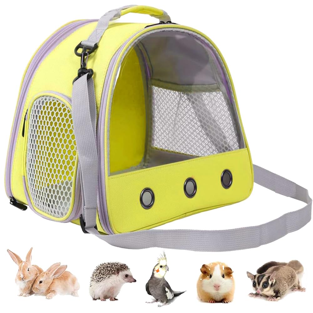 LAIRIES mochila transporte cobaya con ventana de burbuja para ver al animal con claridad
