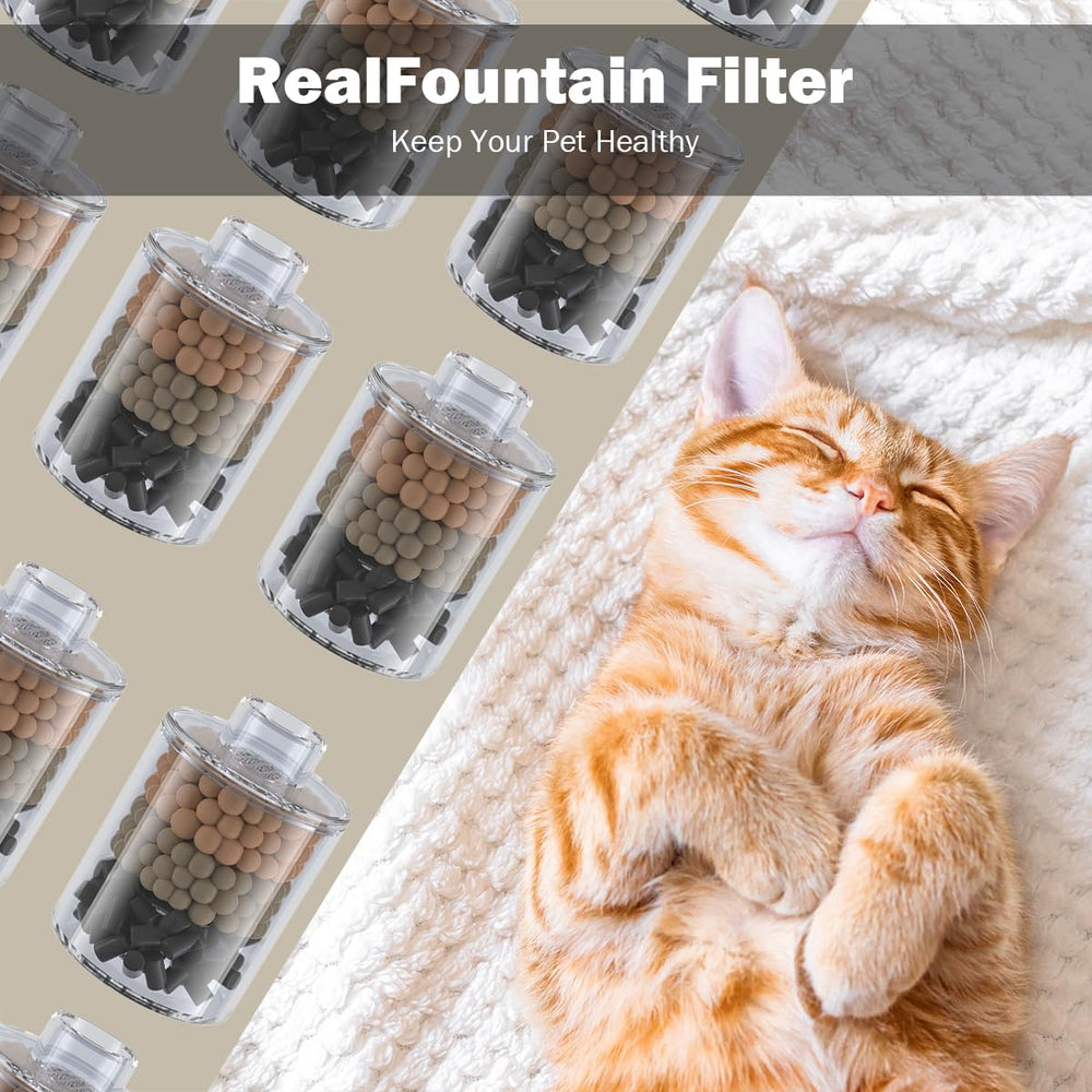 LALAHOME RealPura: cambio rápido del filtro para dispensador de mascotas