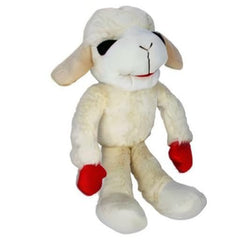 Lamb Chop juguete perro peluche duradero, perfecto para sesiones de juego prolongadas.