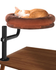 Lamlingo cama para gato en escritorio con rotación 360° para compañía