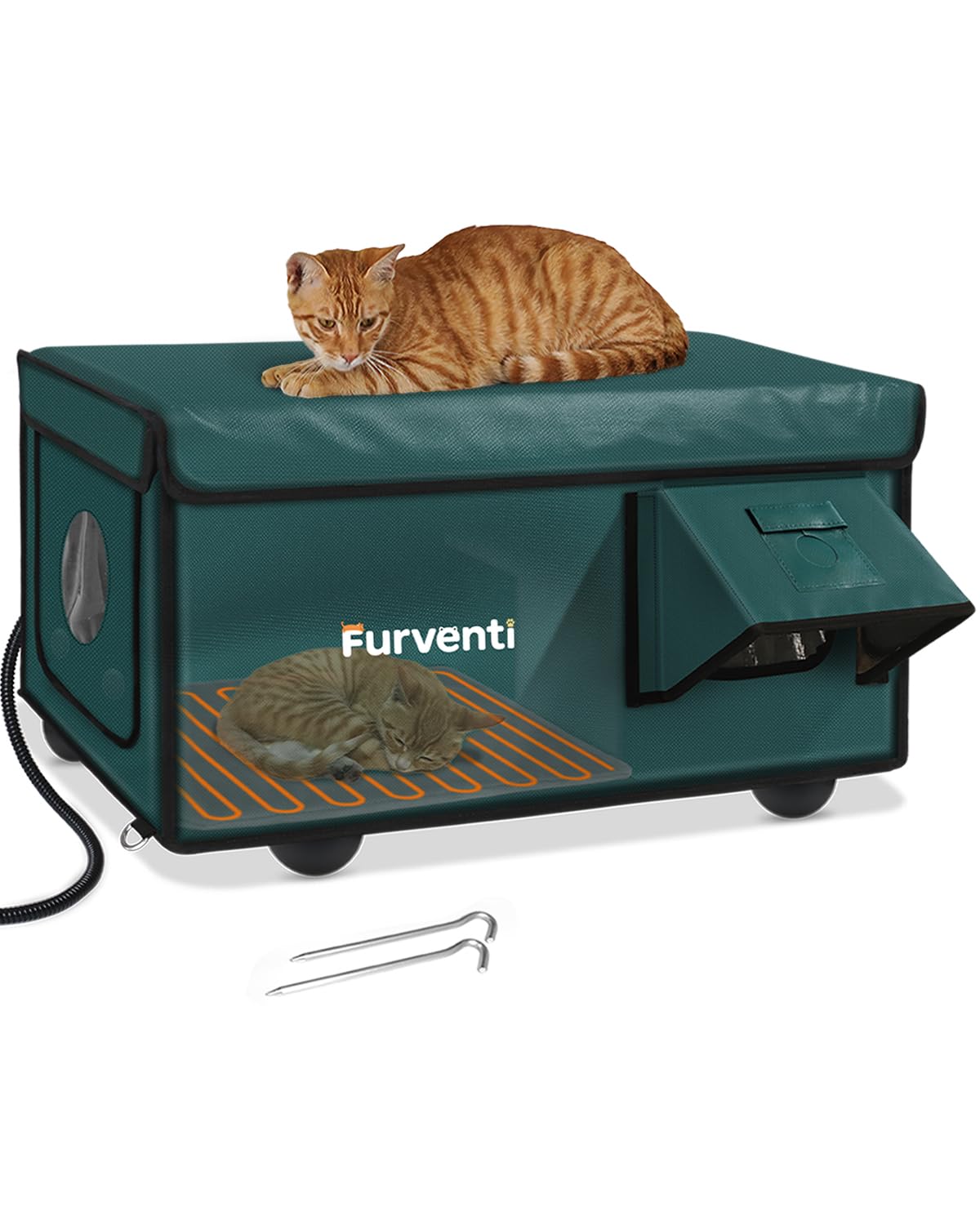 Lamlingo casa-gato-exterior-camara: observa a tu felino con seguridad.