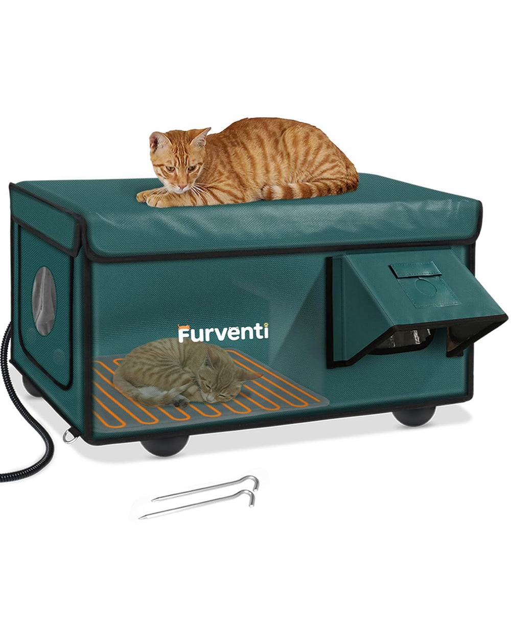 Lamlingo casa-gato-exterior-camara: observa a tu felino con seguridad.