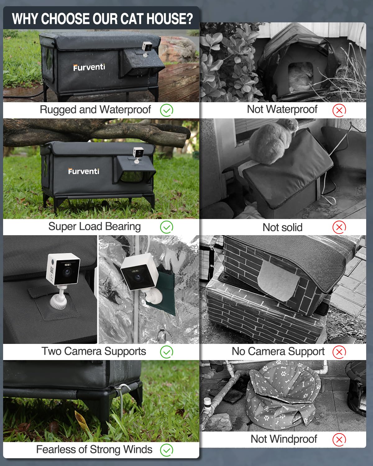 Lamlingo puerta de escape doble, rutas seguras para evitar atrapamientos.