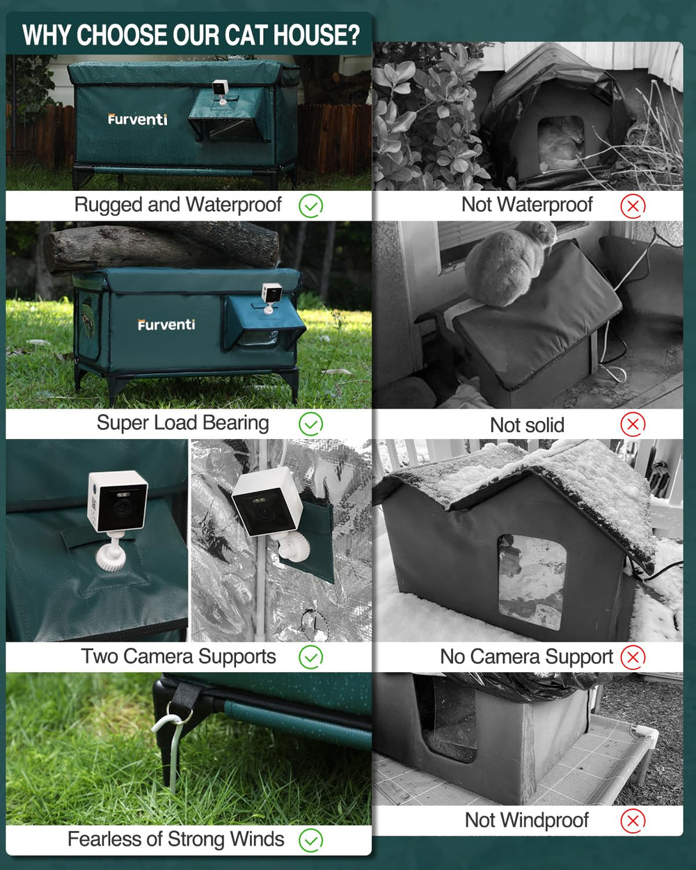 Lamlingo uso versátil para interiores y exteriores en jardines y porches.