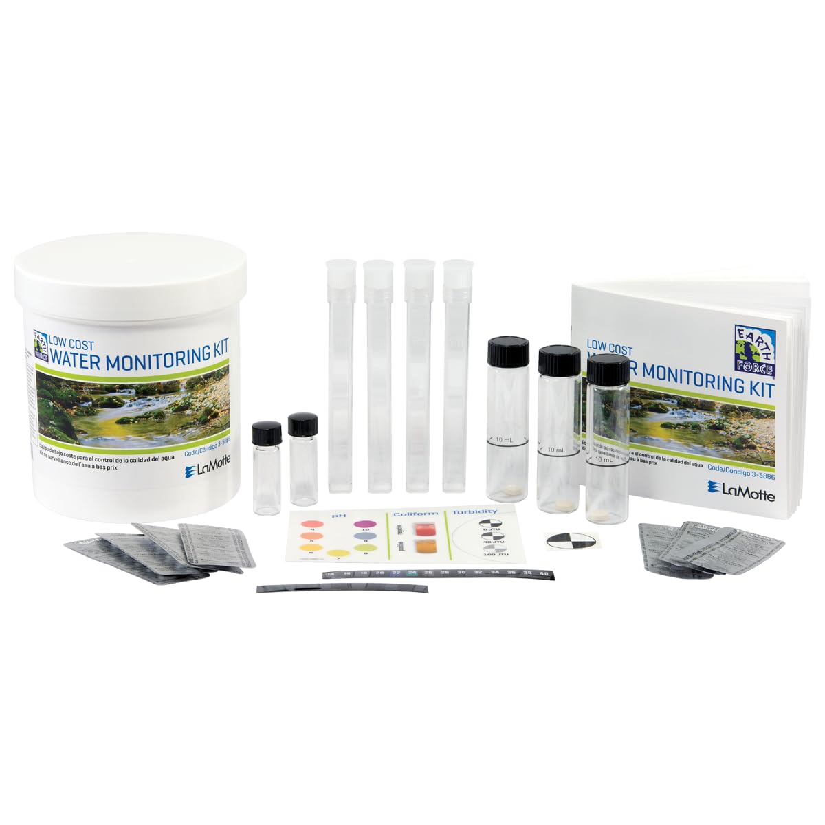 Lamotte Programa Verde: kit de monitoreo de agua para aula y campo.