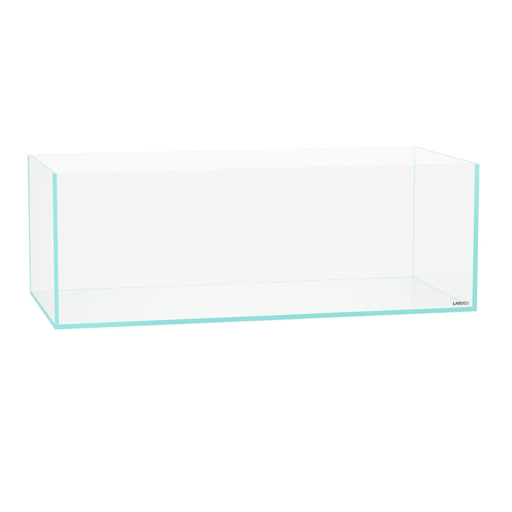 LANDEN 120SL acuario rimless, vista general nítida para paisajismo acuático