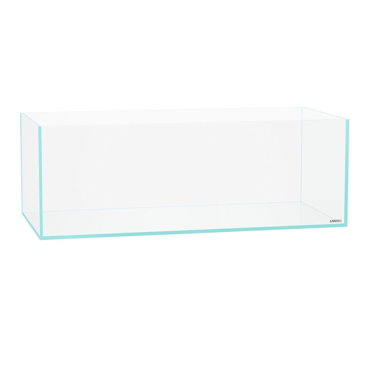 LANDEN 120SL acuario rimless, vista general nítida para paisajismo acuático