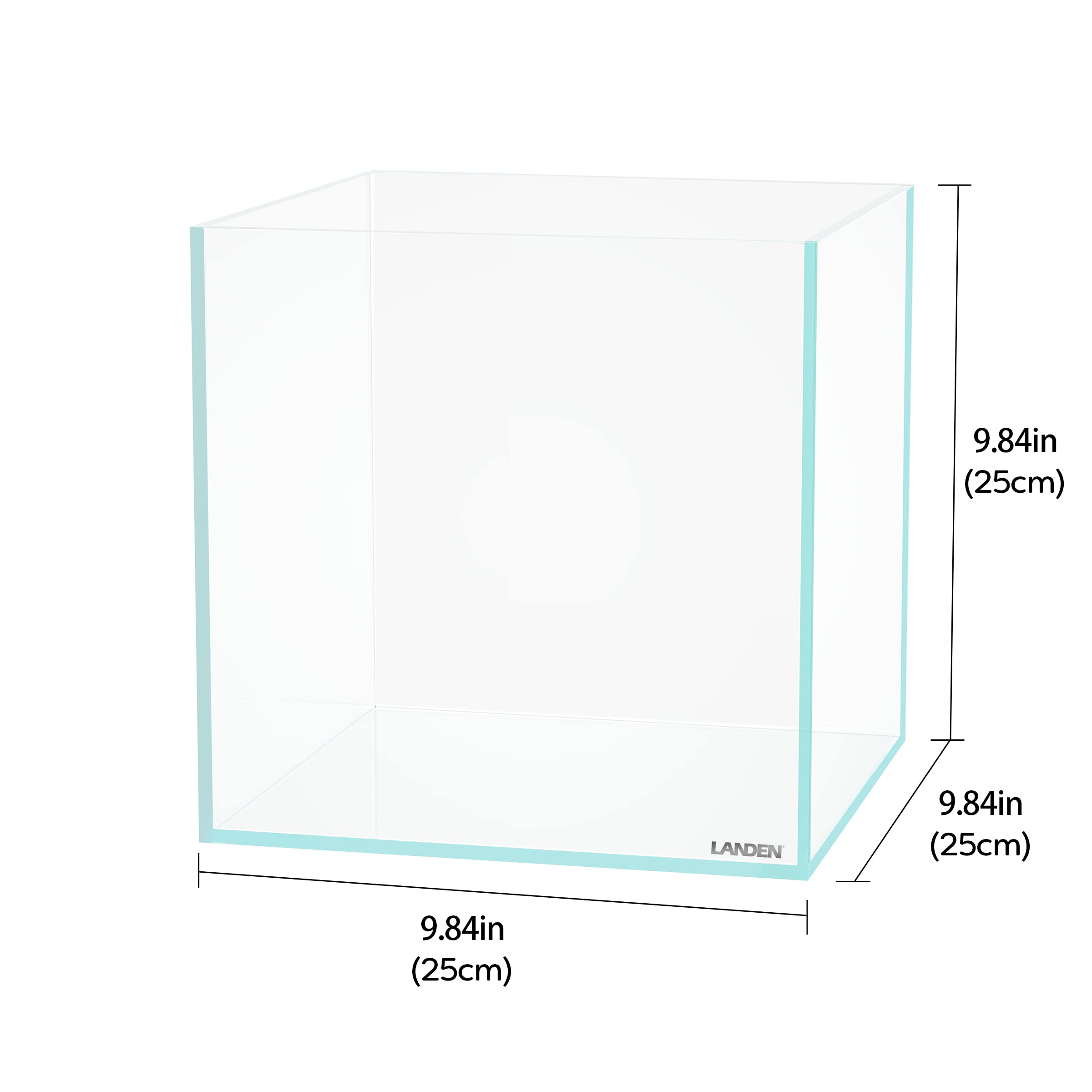 LANDEN 25C: vidrio de bajo hierro para claridad y colores más vivos