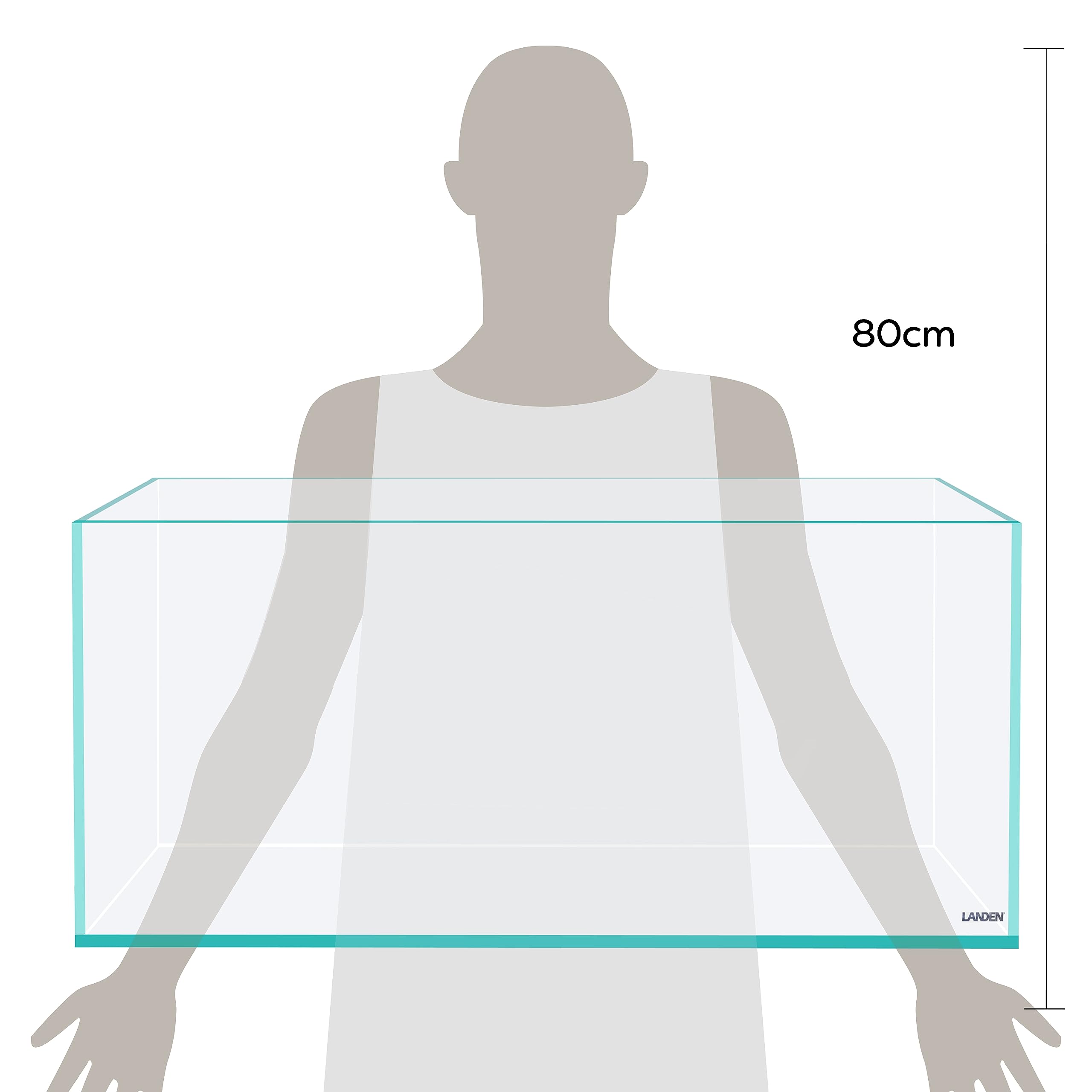 LANDEN 75S paisaje natural con plantas y rocas para acuario