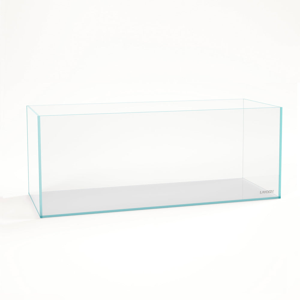 LANDEN acuario 150 cm, vista frontal, claridad cristalina para un paisaje acuático inmersivo.