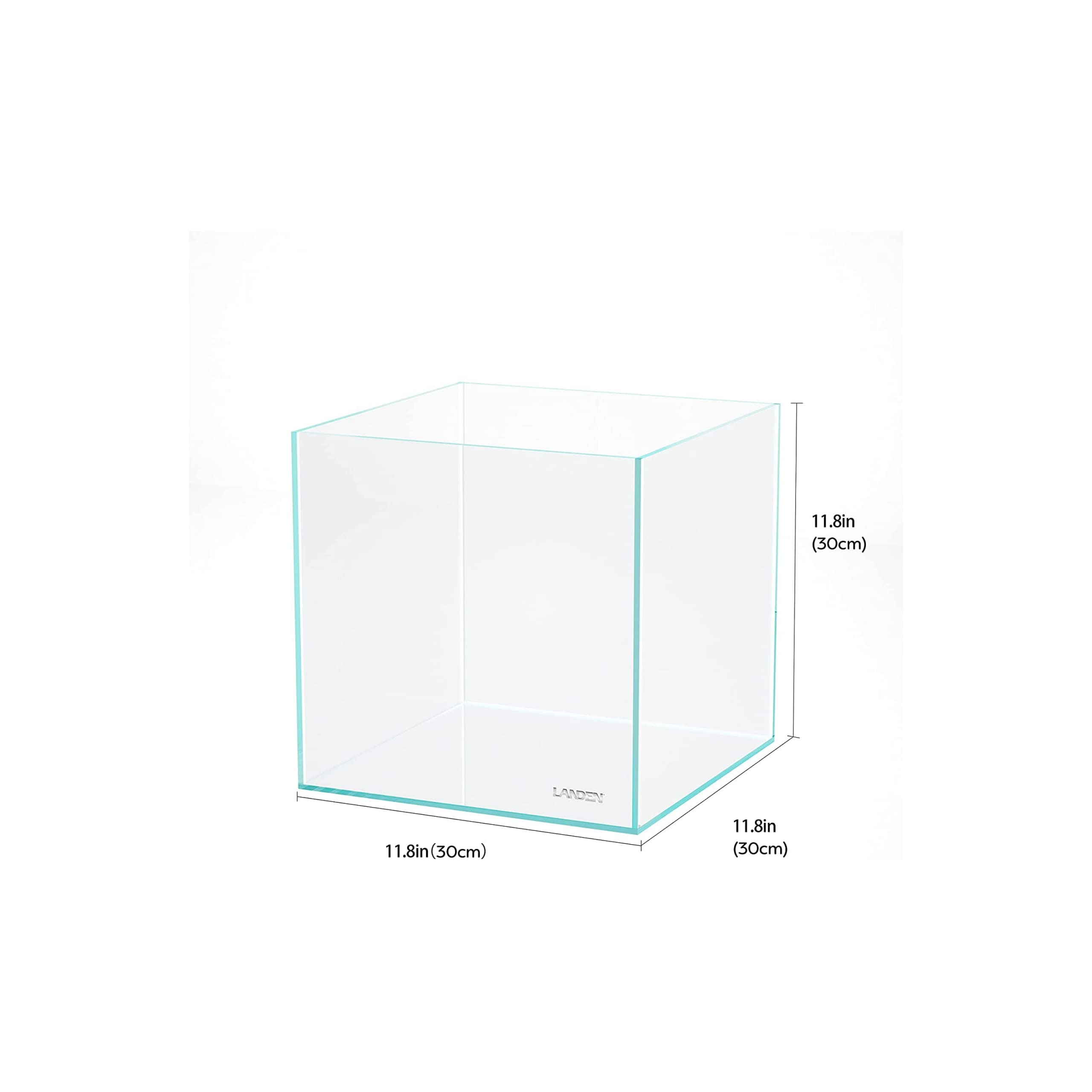 LANDEN acuario 30C dimensiones 30x30x30 cm para instalación compacta.