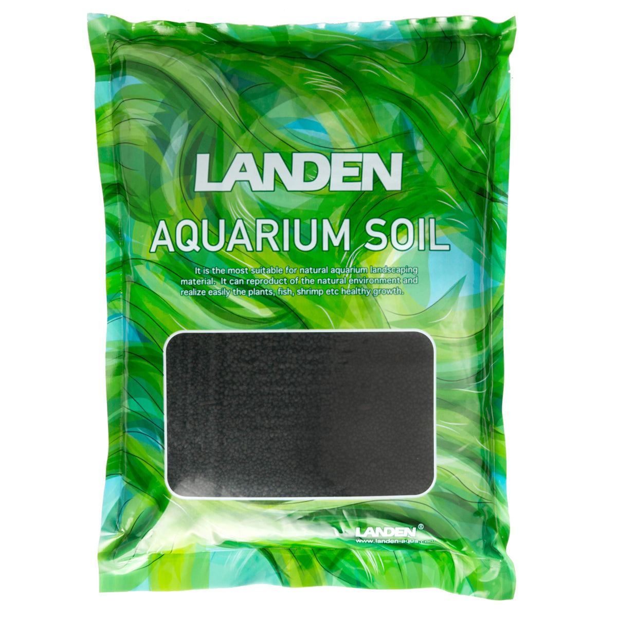LANDEN Aqua Soil sustrato natural para acuarios plantados favorece raíces sanas.