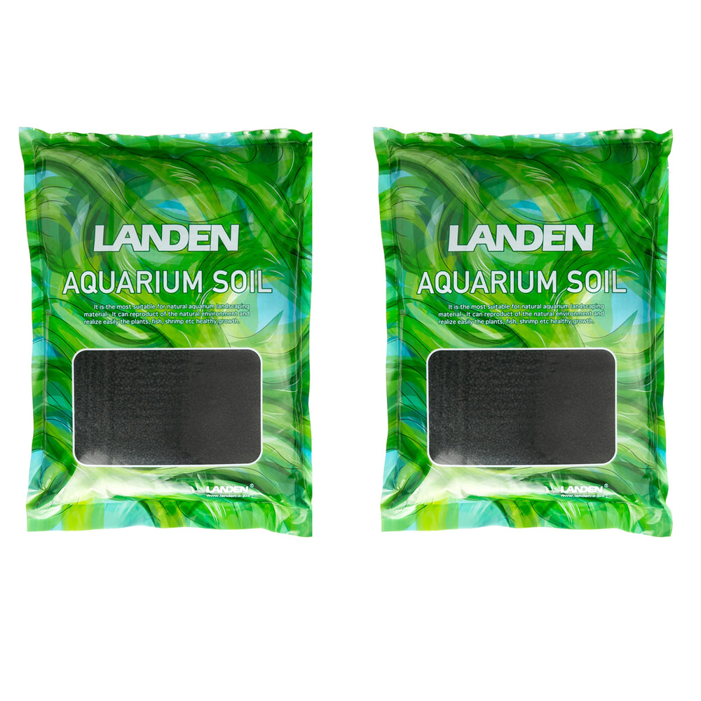 LANDEN Aqua Soil, sustrato para acuario plantado, favorece raíces sanas y crecimiento.