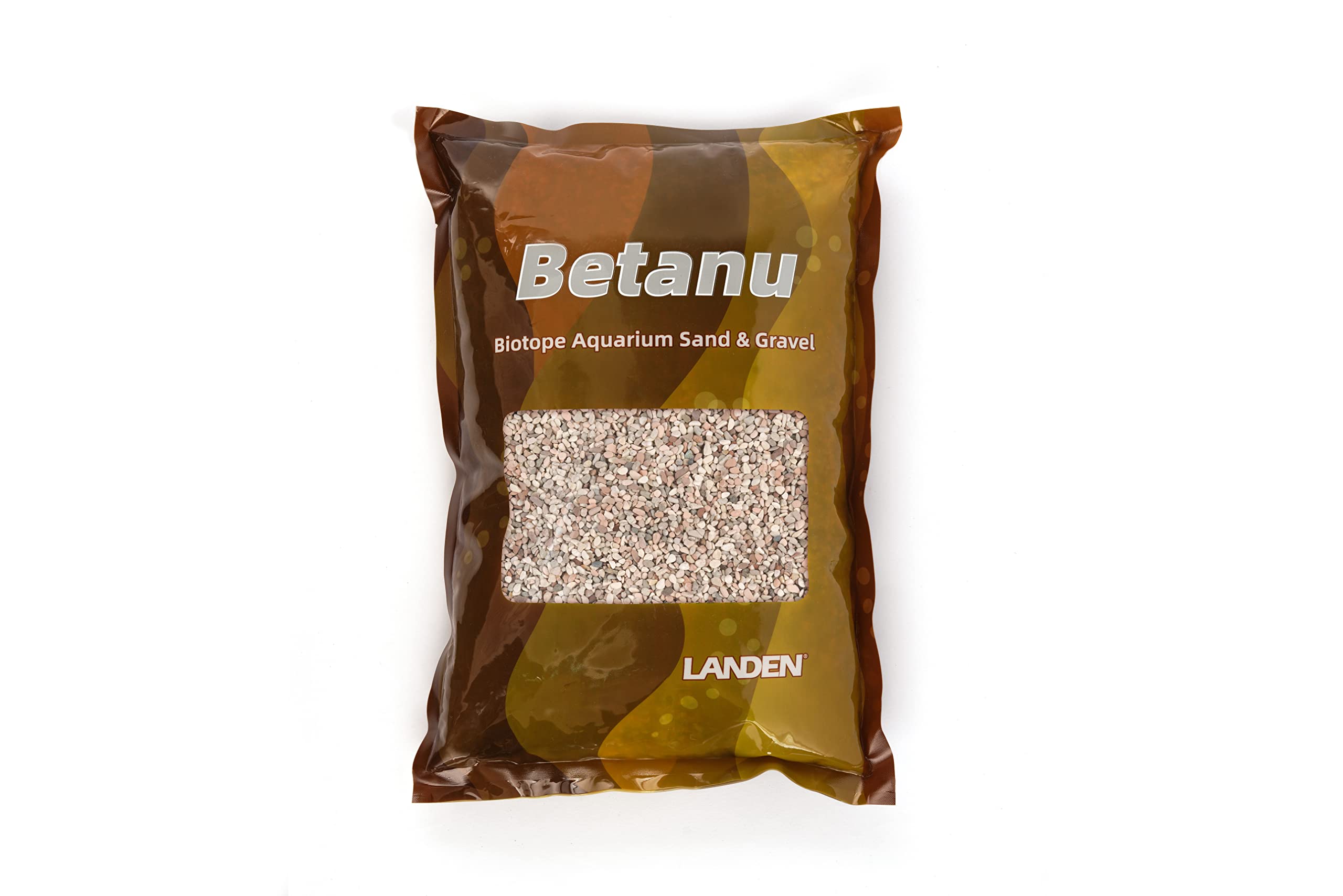 LANDEN Betanu arena acuario 2-3mm, textura detallada para paisajes submarinos