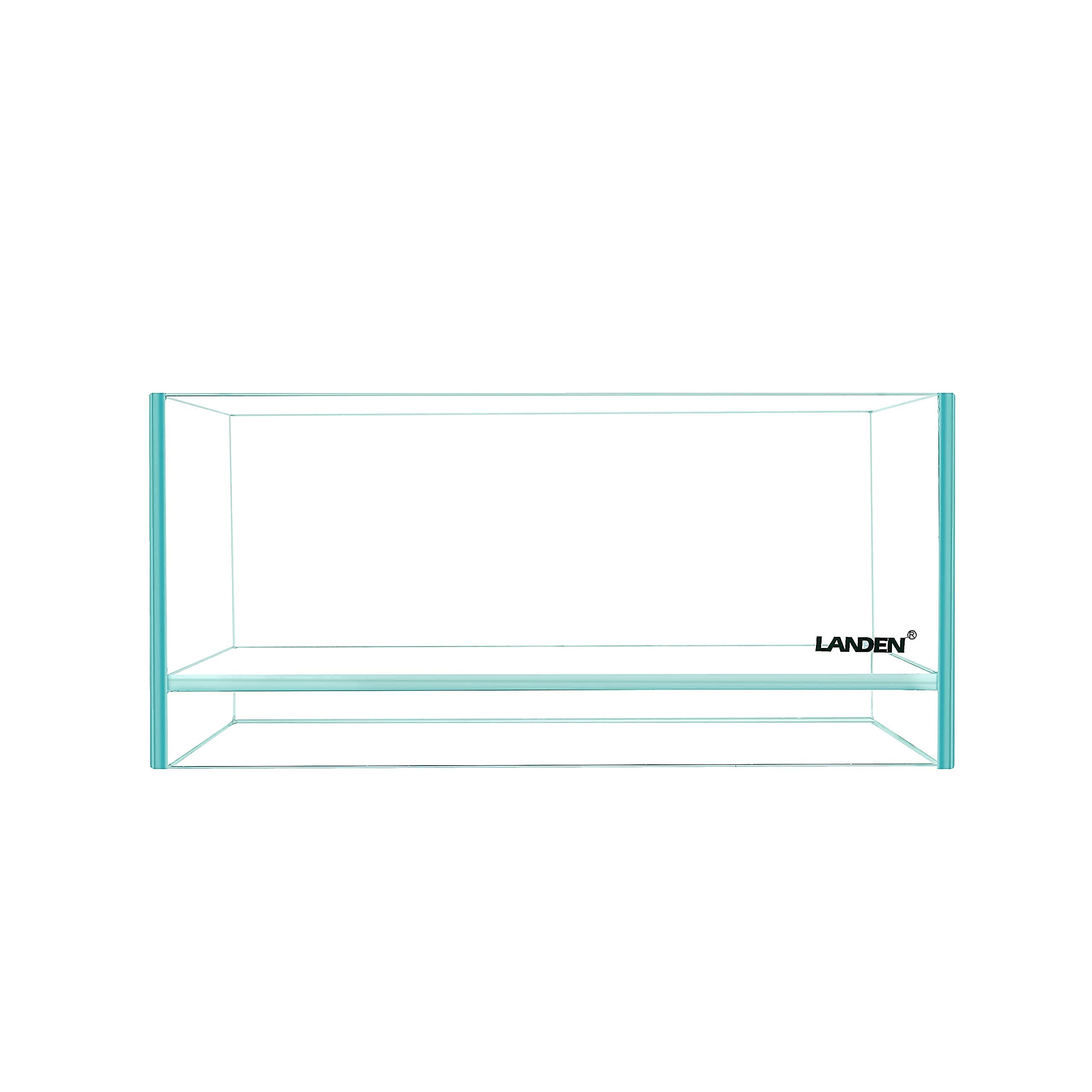 LANDEN Glass Air dimensiones 27x27x12 cm para espacios pequeños.