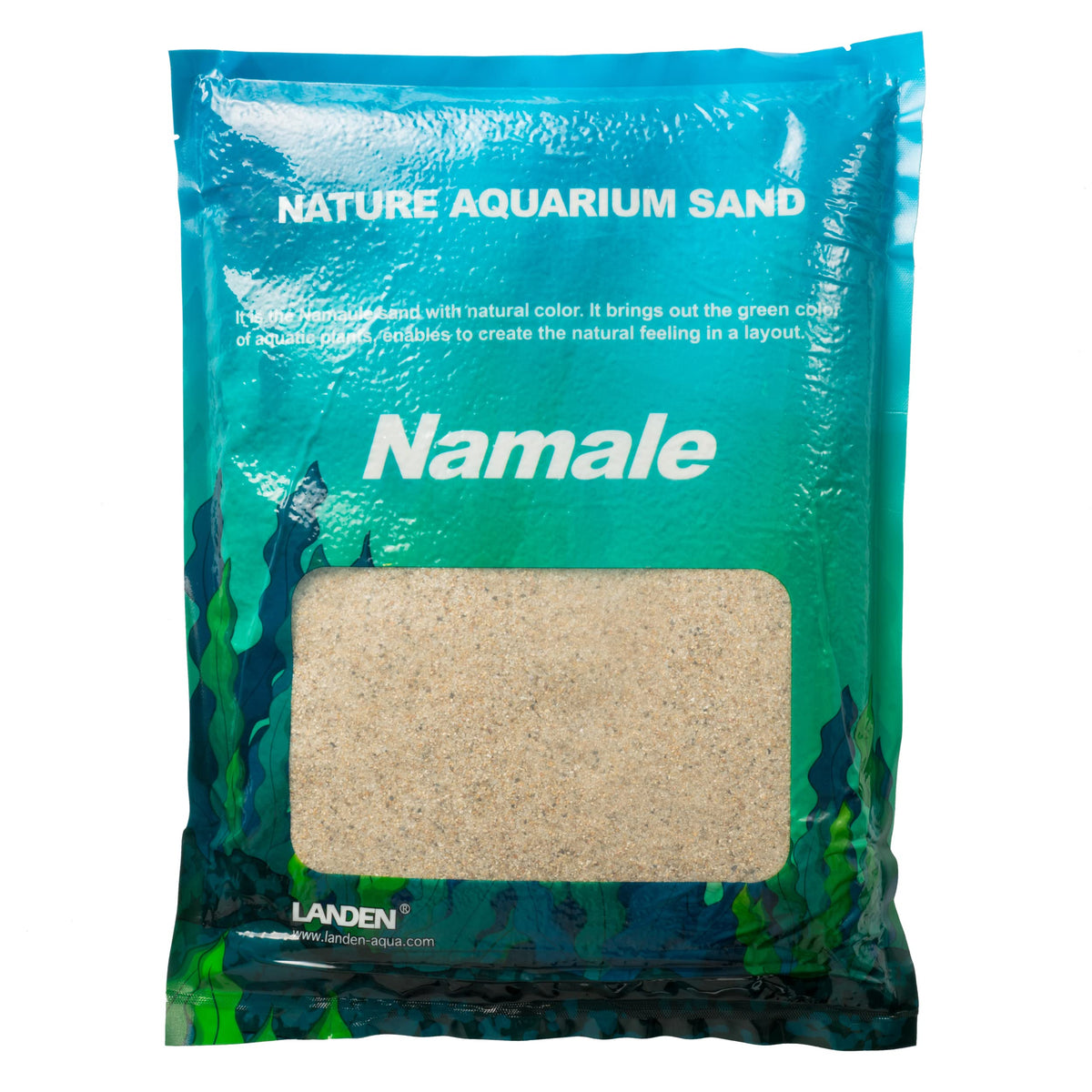Landen Namale Arena natural textura 0.3-0.5 mm, ideal para paisajismo de acuario.
