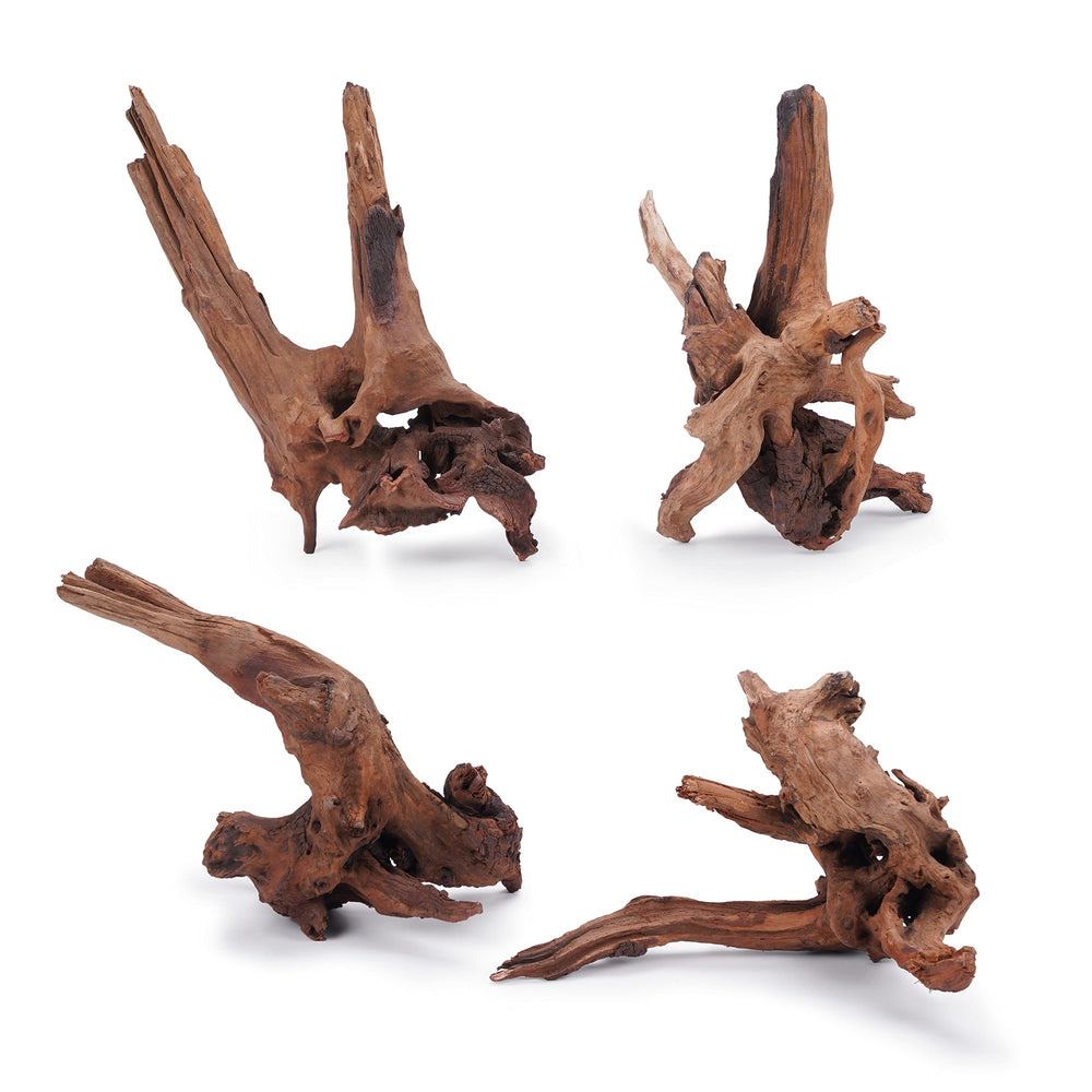 LANDEN Panna driftwood huecos para peces, zonas de descanso.