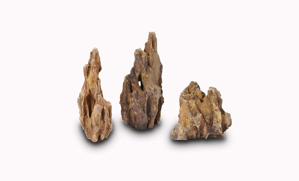 LANDEN piedras dragon natural, tamaño 2-8 pulgadas, estabilidad visual para micro paisajes y biotopos.