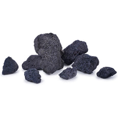 LANDEN piedras lava negras para paisajismo de acuarios, superficies porosas para bacterias beneficiosas.