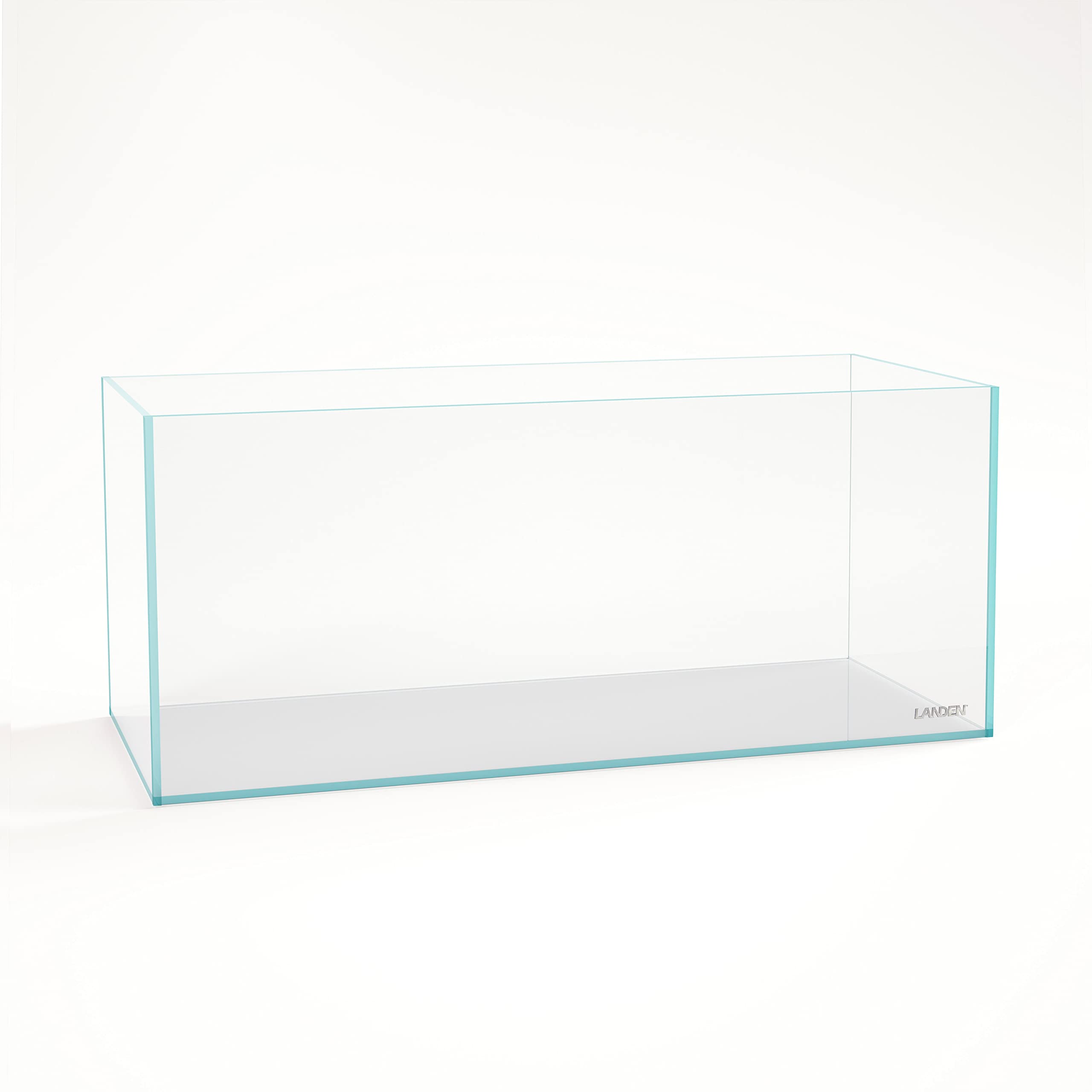 LANDEN tanque rimless con vidrio de alta transparencia para vistas claras del acuario.