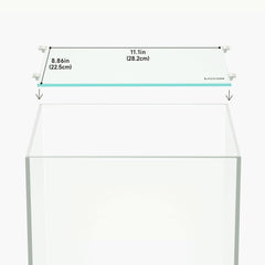 LANDEN tapa de acuario de vidrio 4mm, protege a los peces y evita saltos.