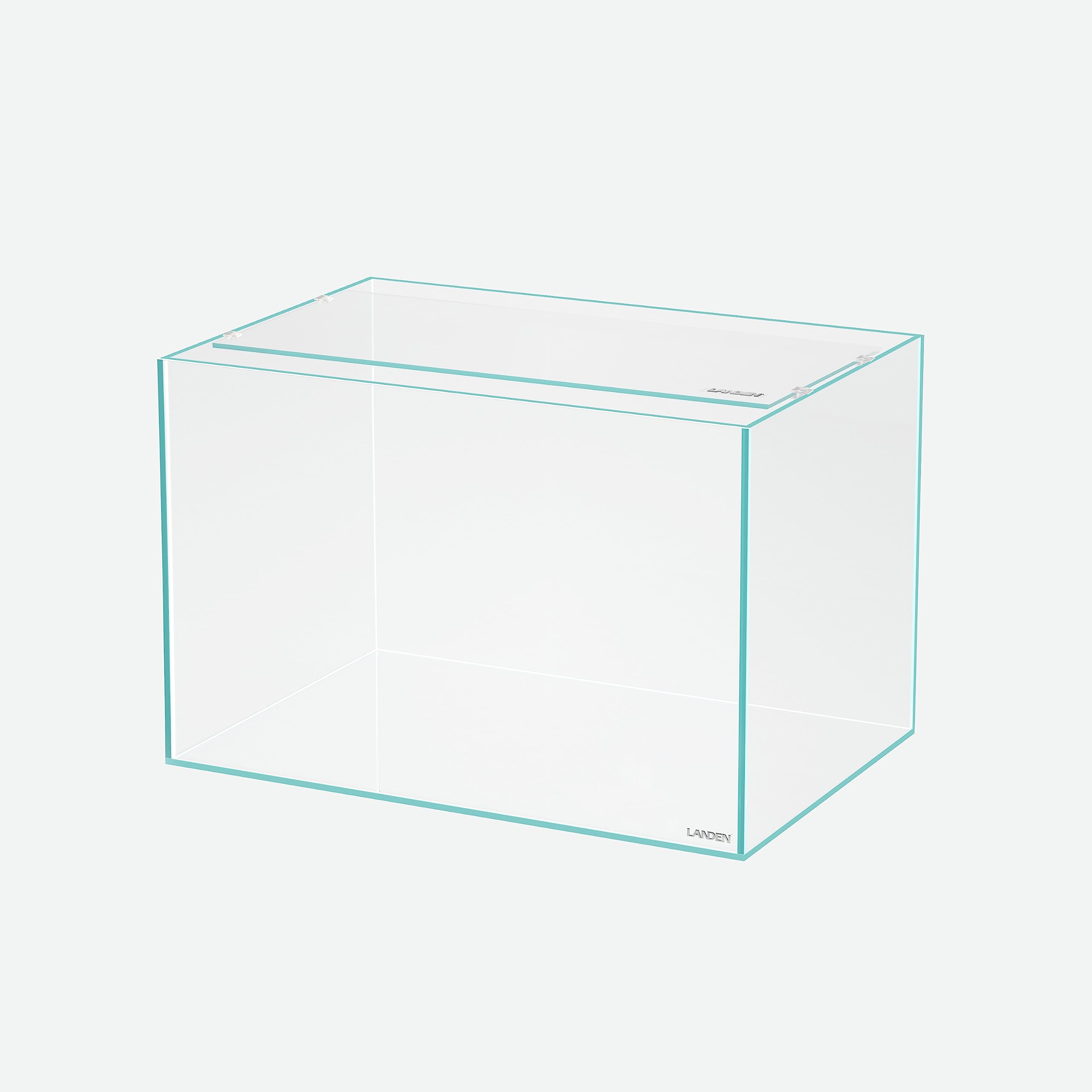 LANDEN tapa de acuario vidrio claro 4mm: protege peces y mejora la iluminación.