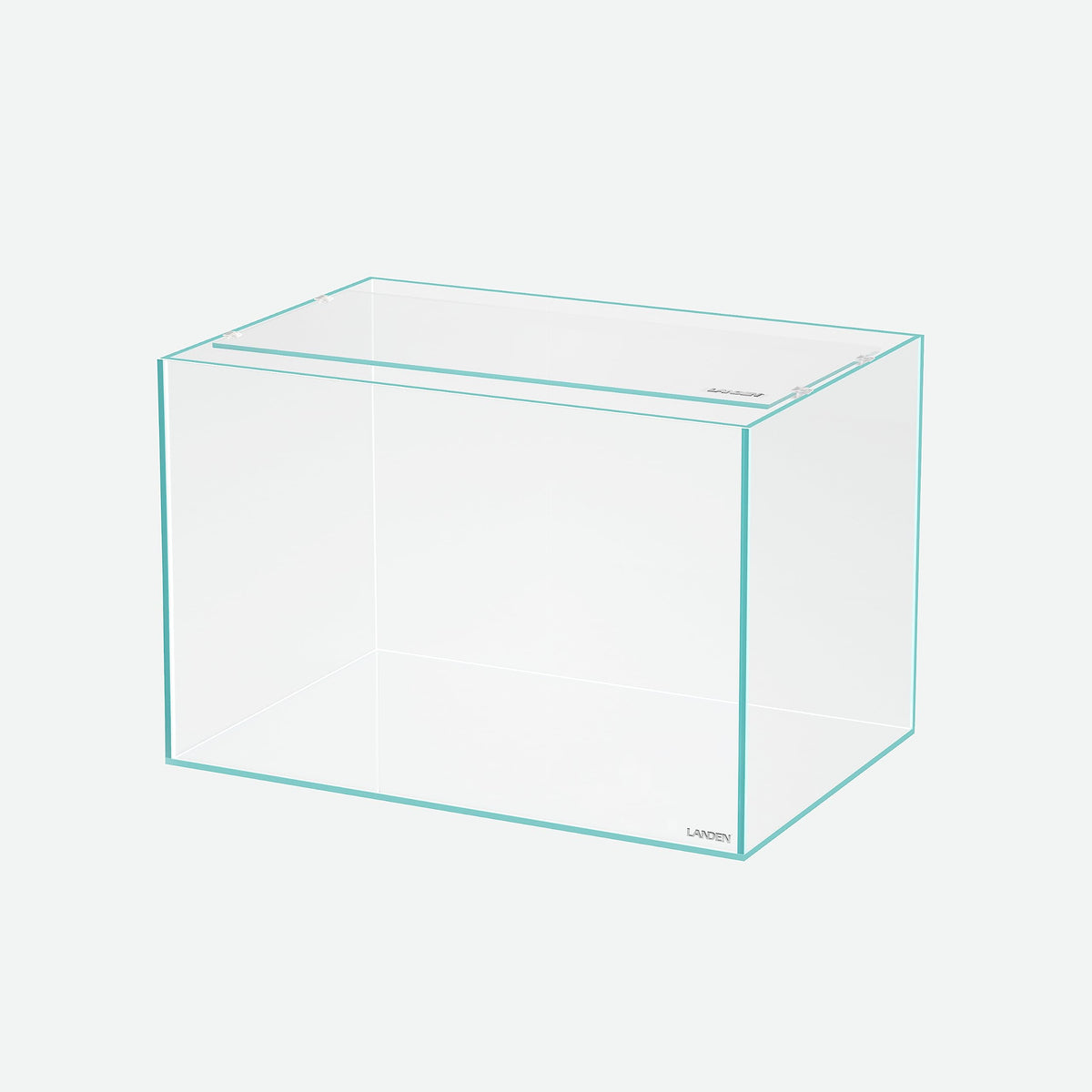 LANDEN tapa de acuario vidrio claro 4mm: protege peces y mejora la iluminación.