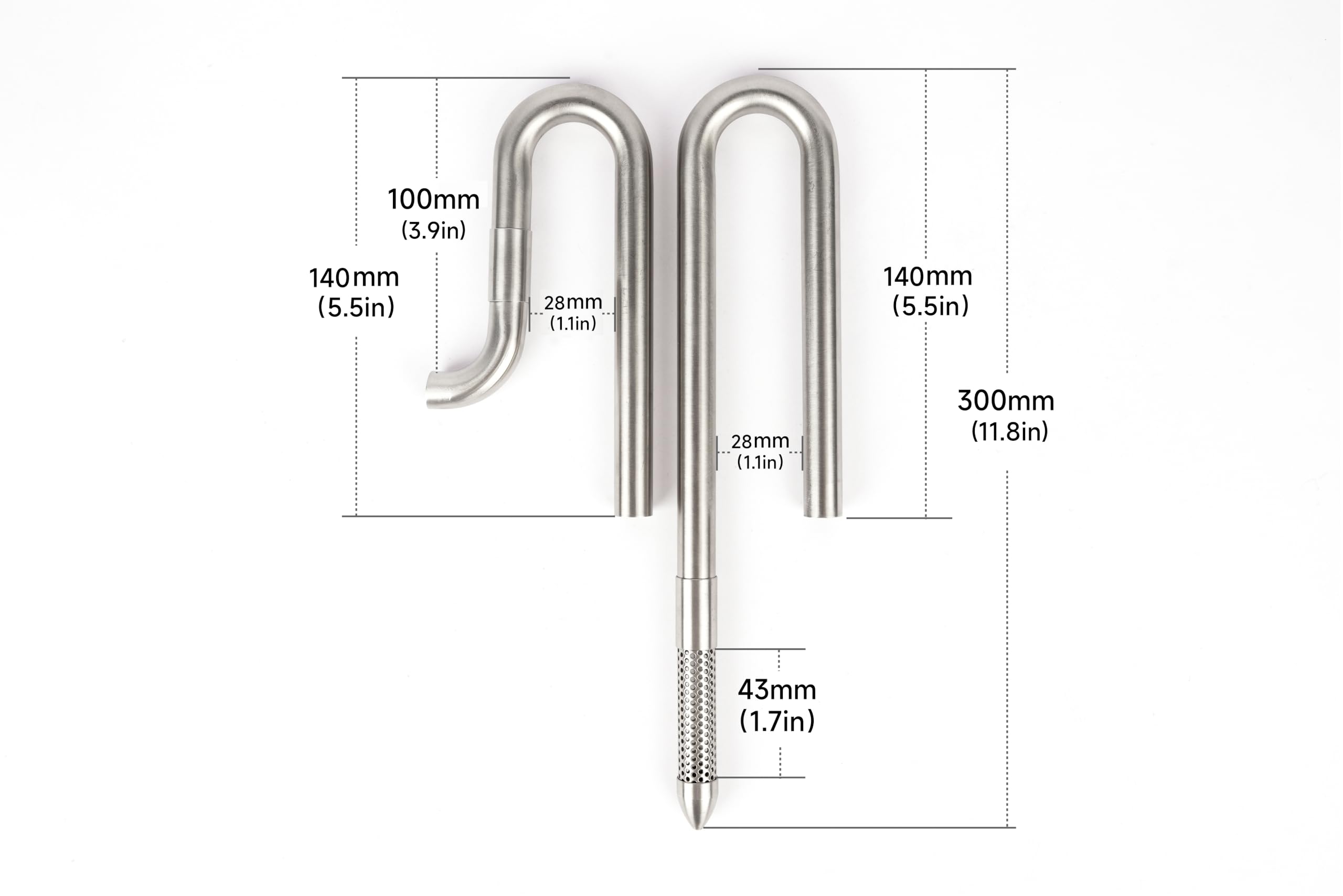 LANDEN tubos lirio 12mm para salida estable y oxigenación.
