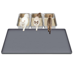 Alfombra Lanstics para arena de gato 51x26 atrapa la arena y protege el suelo