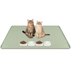 Almohadilla Lanstics para gatos de gran tamaño 40x28, ideal para varios cuencos y comidas ordenadas