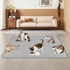 Alfombrilla Lanstics plegable para viaje, fácil de transportar y guardar.
