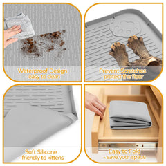 Lanstics silicona impermeable y plegable: se enrolla fácilmente para almacenamiento y viaje.