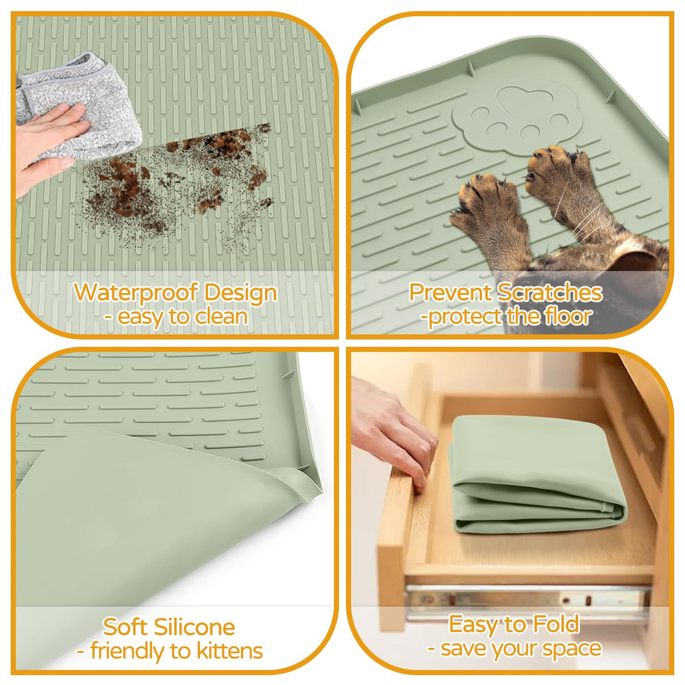 Superficie de silicona impermeable de Lanstics, fácil de limpiar tras derrames
