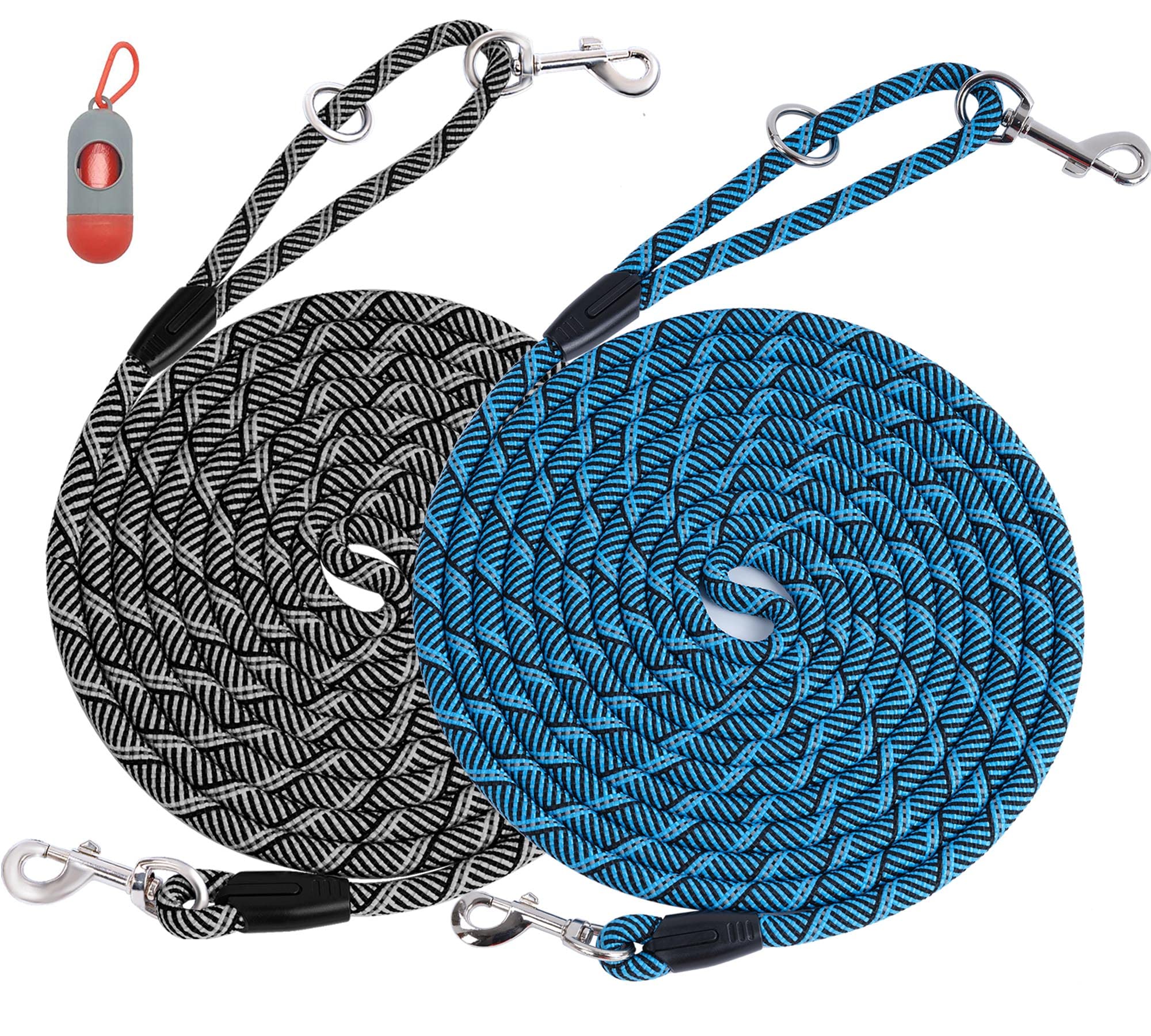 Lanwandeng correa de entrenamiento para perros de 15ft, ideal para paseos amplios con control.