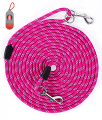 Lanwandeng correa para perro larga 30 pies, ideal para caminatas amplias y entrenamiento al aire libre.