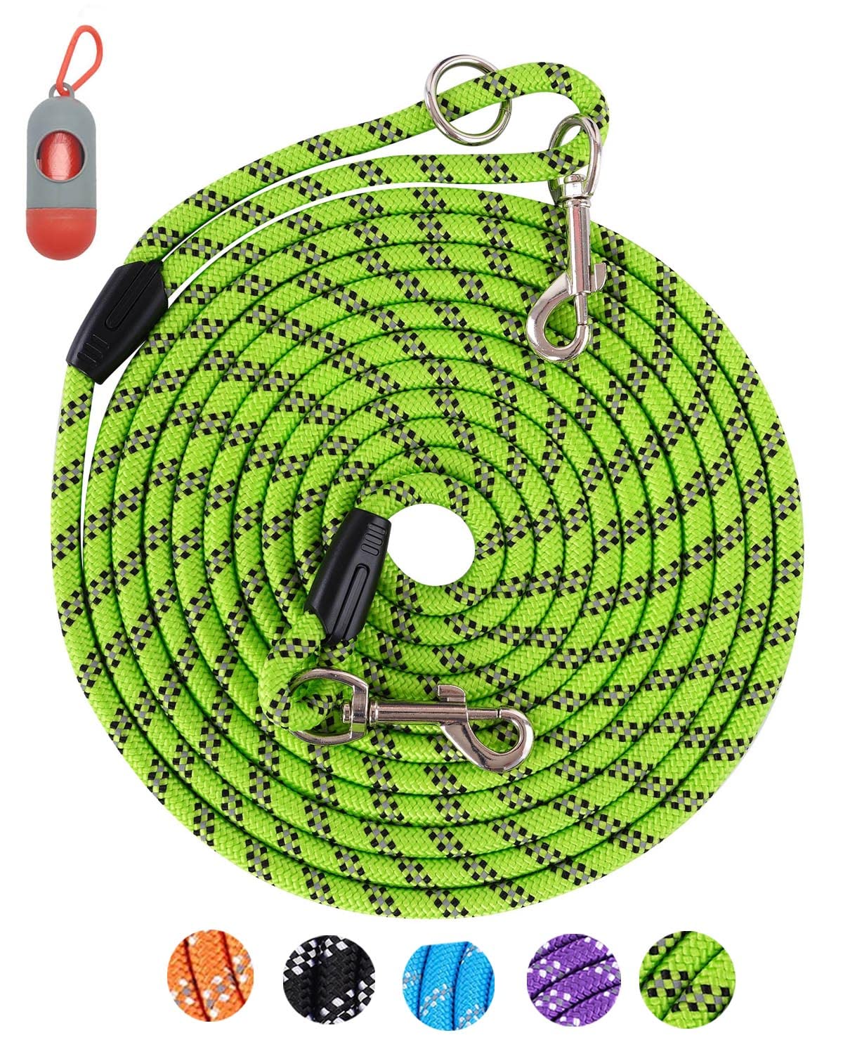 Lanwandeng cuerda-entrenamiento-perro-16-pies, control suave durante paseos y obediencia.