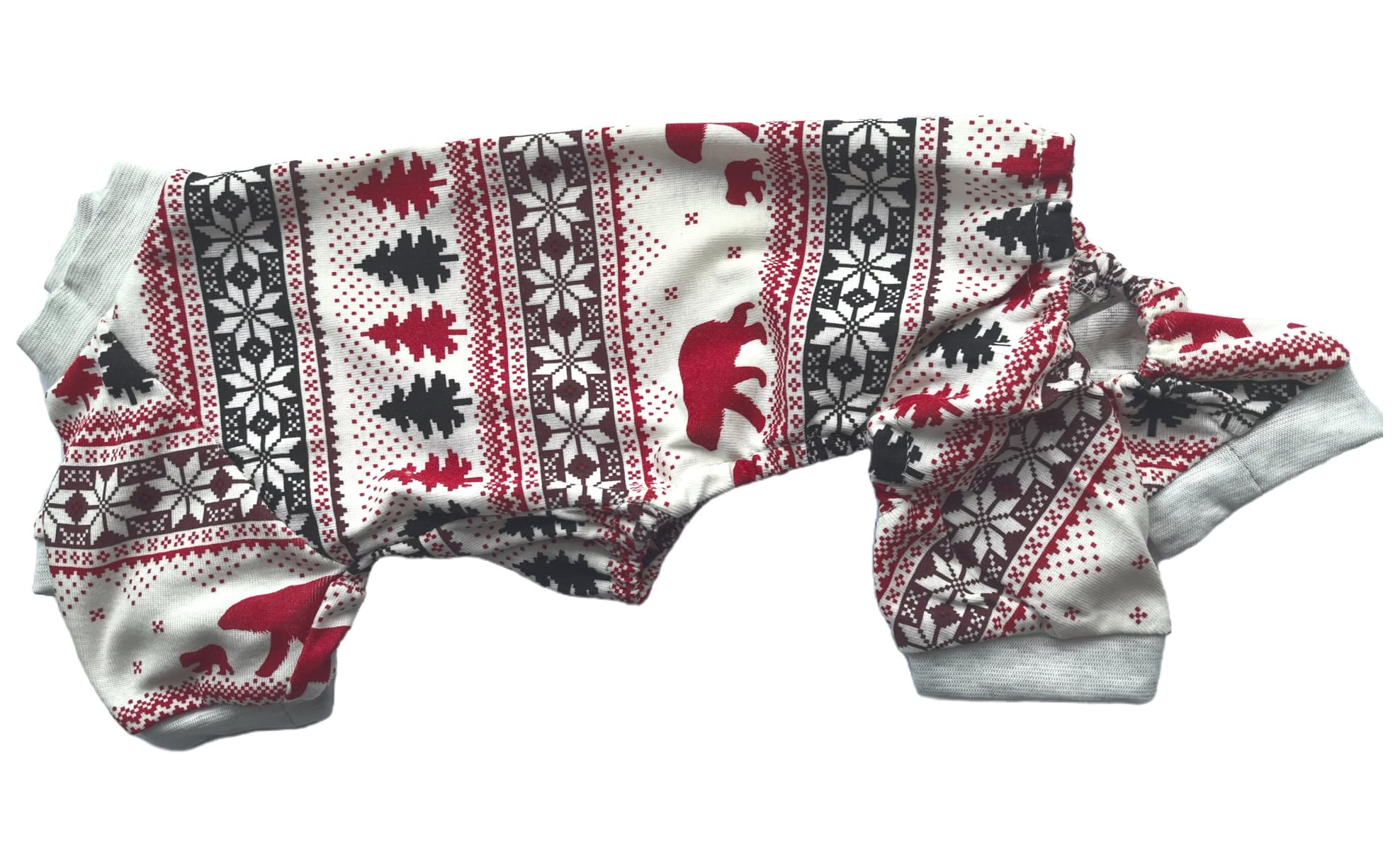Pijama Lanyarco para perro con patrón arcoíris, cómodo para fiestas.