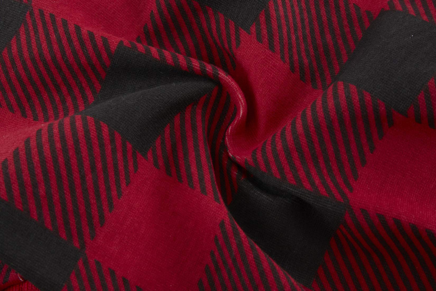 Pijama para perros Lanyarco Baffulo rojo Navidad, tela suave con lycra para movilidad