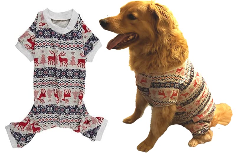 Tallas grandes disponibles en pijama Lanyarco para perros de gran tamaño.