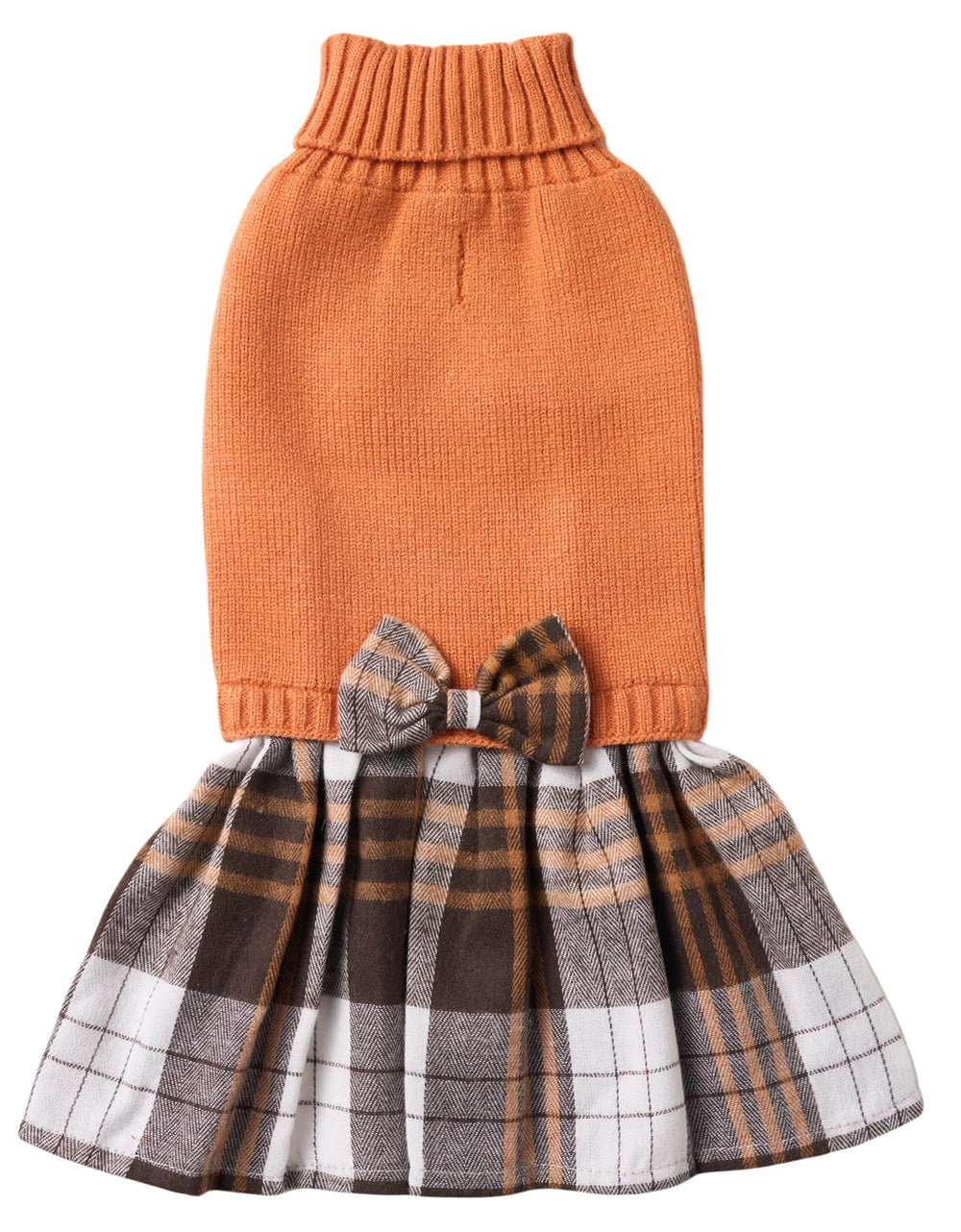 Lanyarco: sudadera para perro naranja con cuello alto, mantiene al perro cálido.