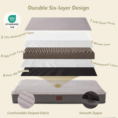 Laojin Balhen funda lavable e impermeable para cama ortopédica
