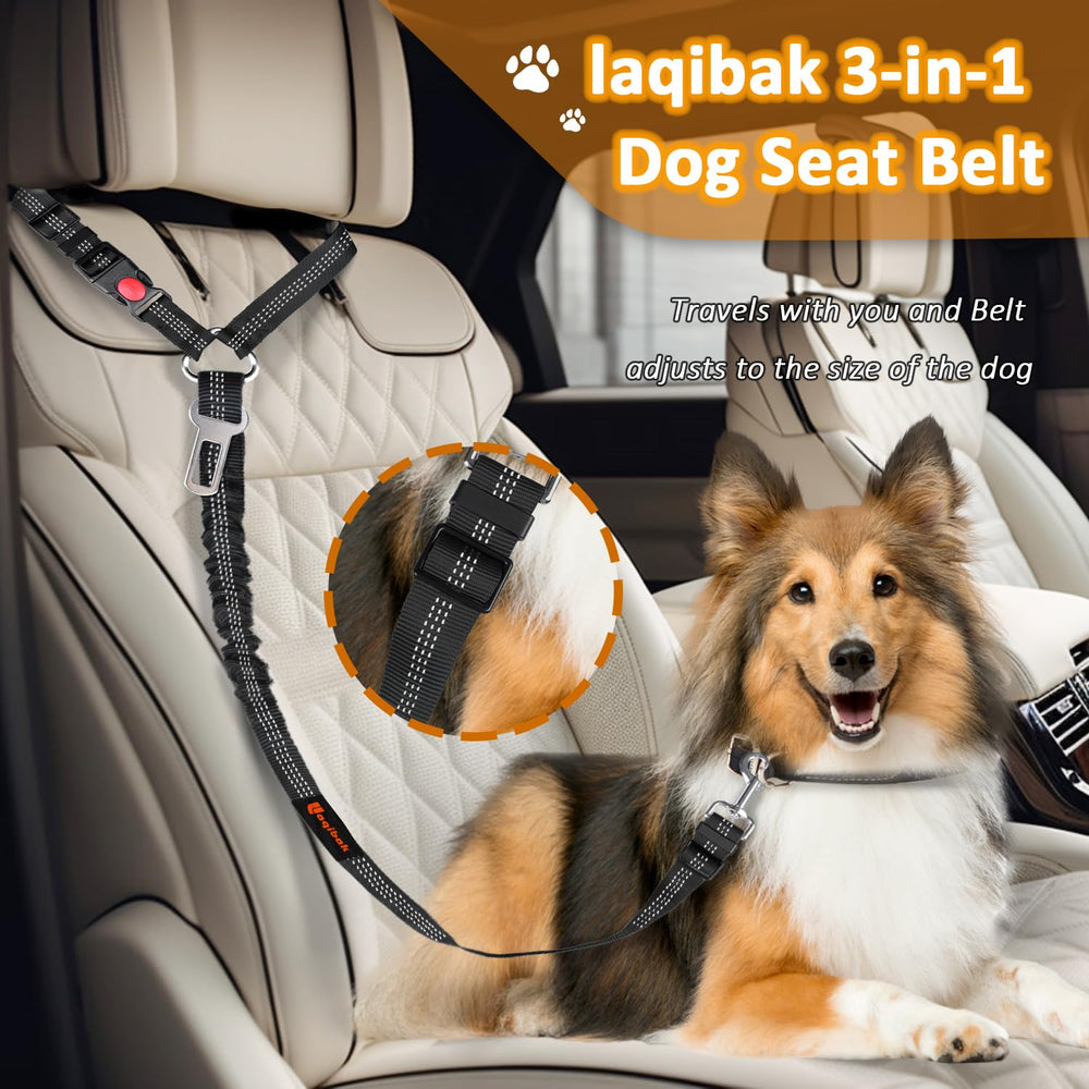 Laqibak correa retráctil para perro coche facilita movimientos suaves.