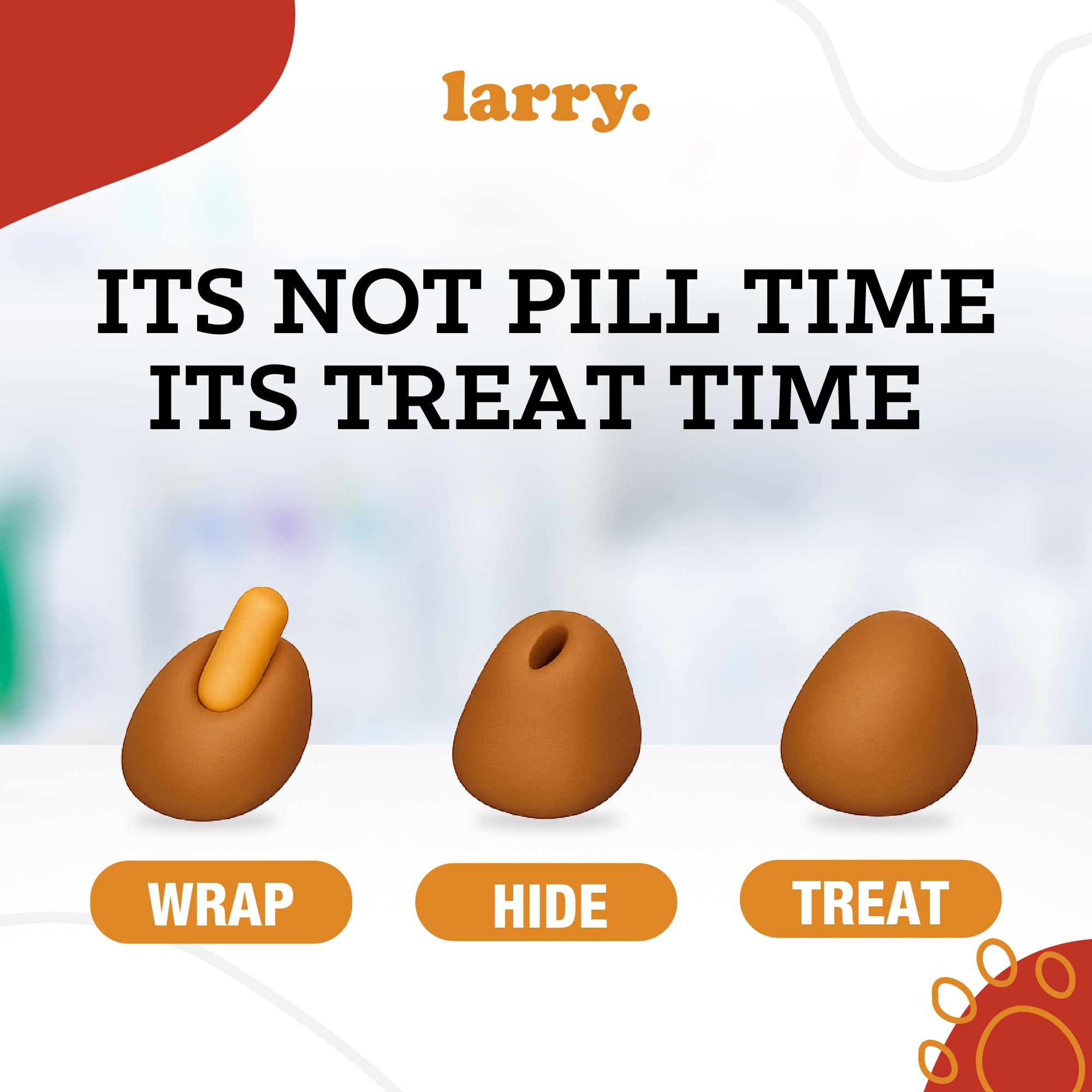 Larry pasta moldeable de calabaza para cubrir cualquier tamaño de pastilla.